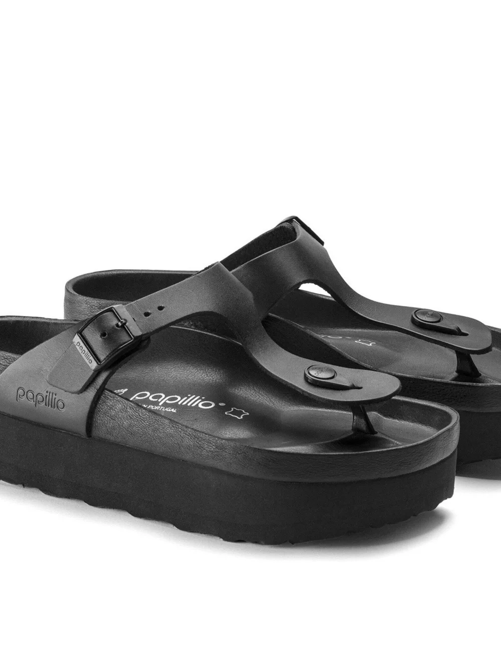 Birkenstock Papillio Gizeh Flex Platform  Black  Women's Sandal